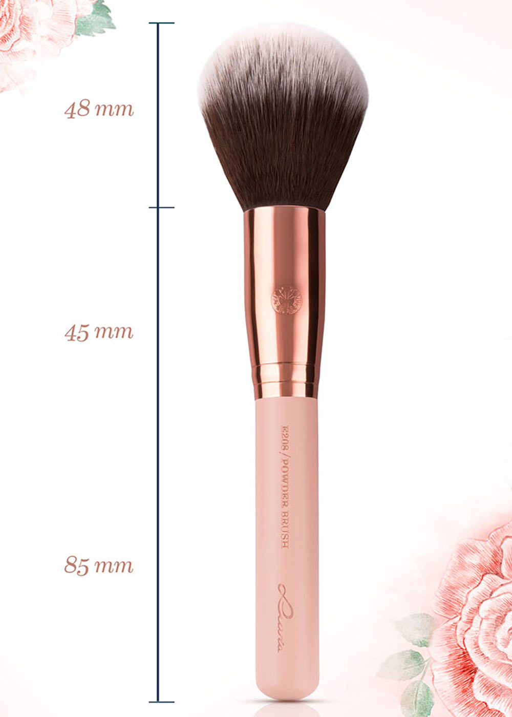 E208 Powder Brush Luvia – Cosmetics
