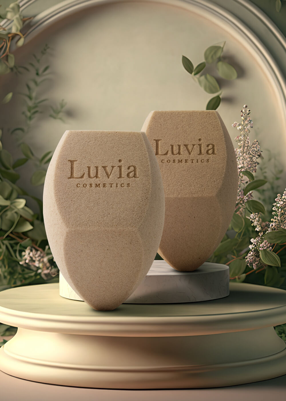 Tea Make-up Sponge Set Luvia – Cosmetics